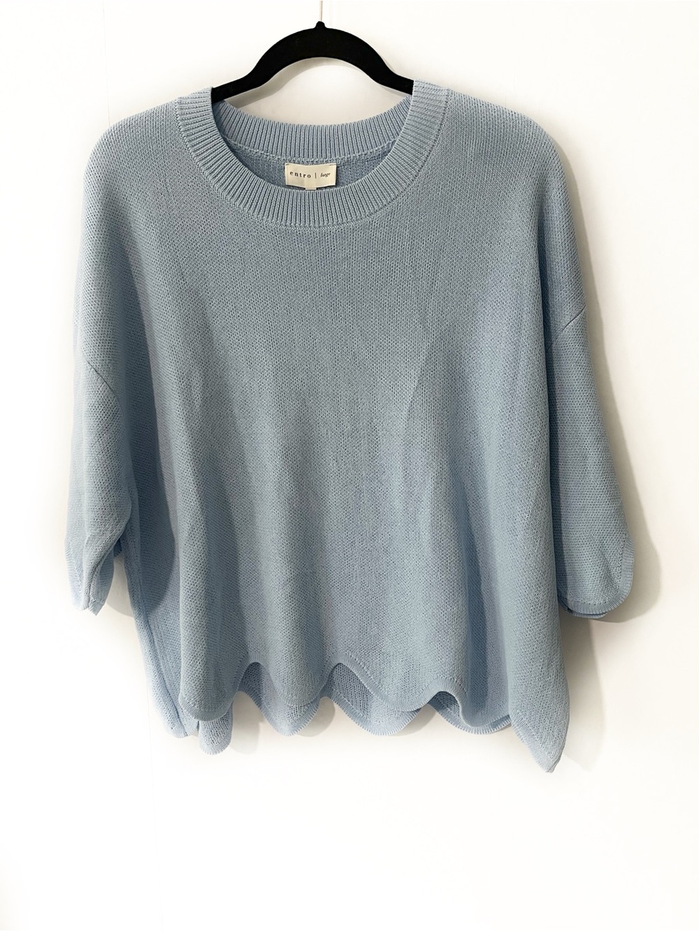 entro Light Blue Crewneck Sweater